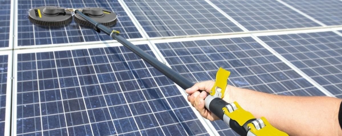 limpeza de painel solar