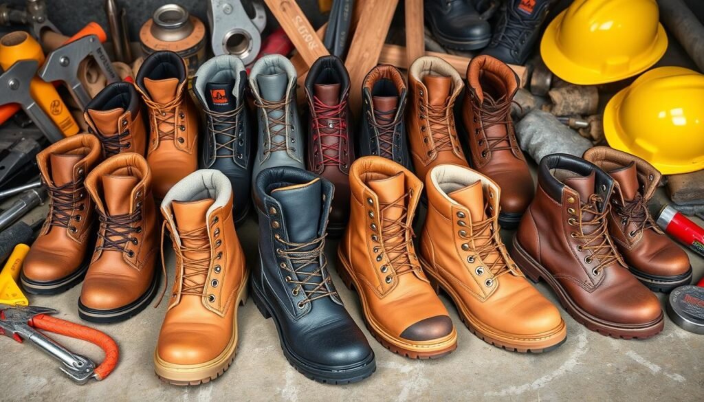 Tipos de botas de segurança