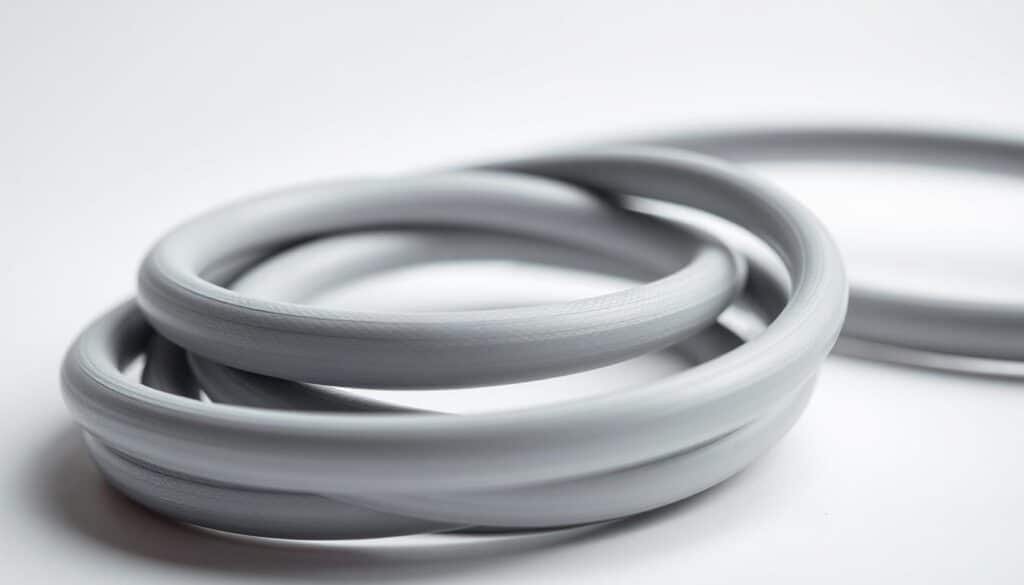 Fio de silicone resistente ao calor em aplicação industrial